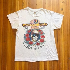 Vtg 80s Grateful Dead t-shirt band concert tee top